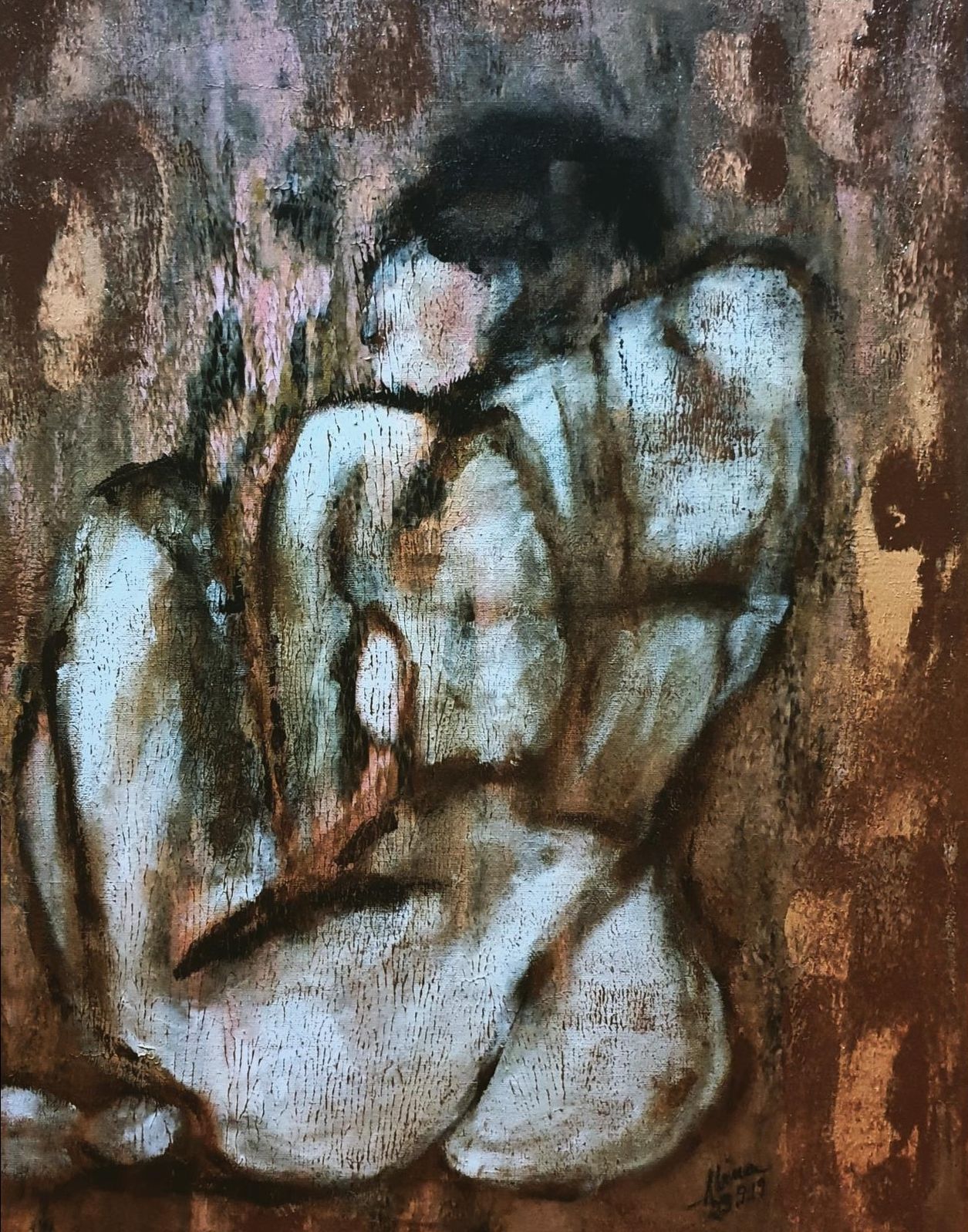 ArteDiAlina.com painting: I'm not an angel